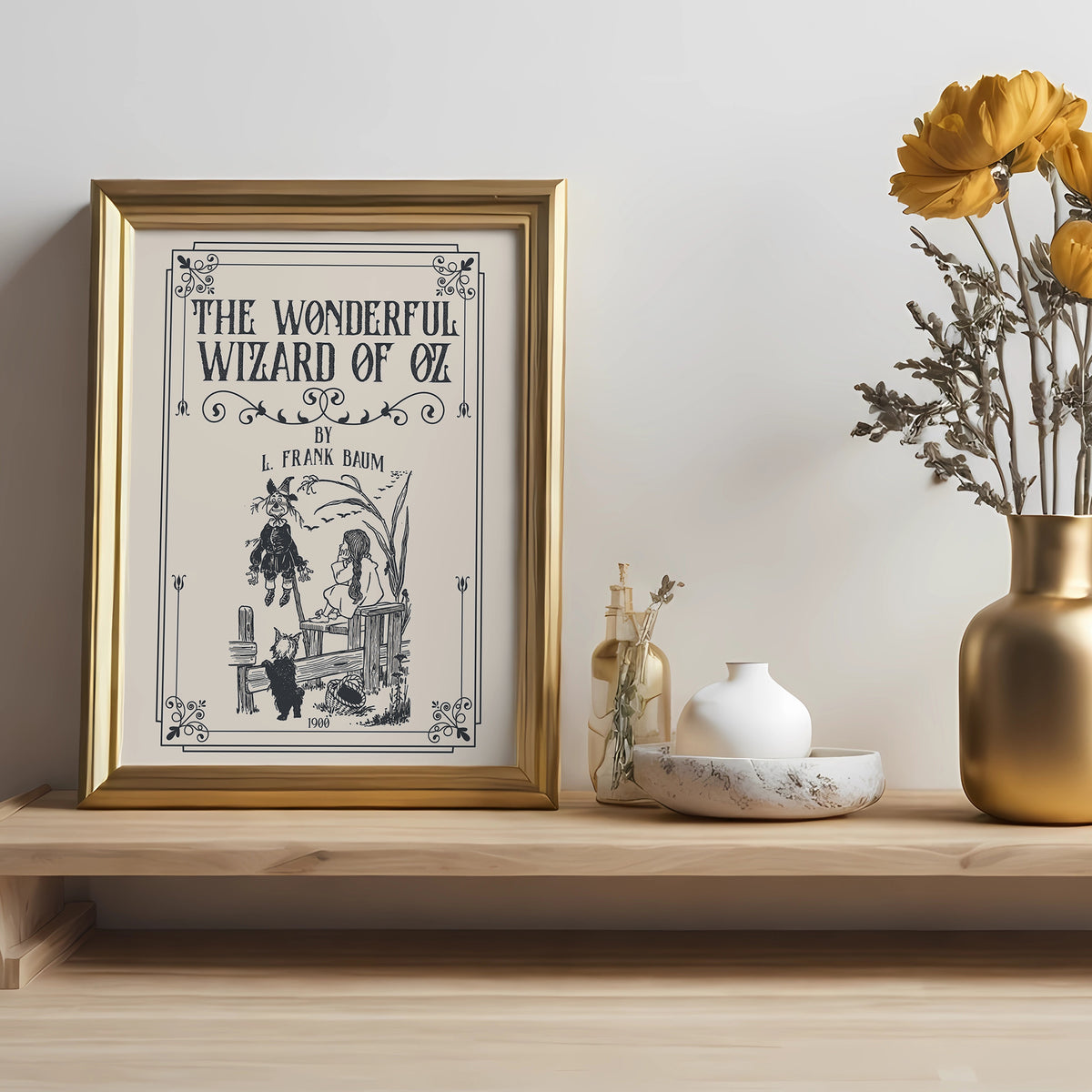 The Wonderful Wizard Of Oz print | Original Illustration poster